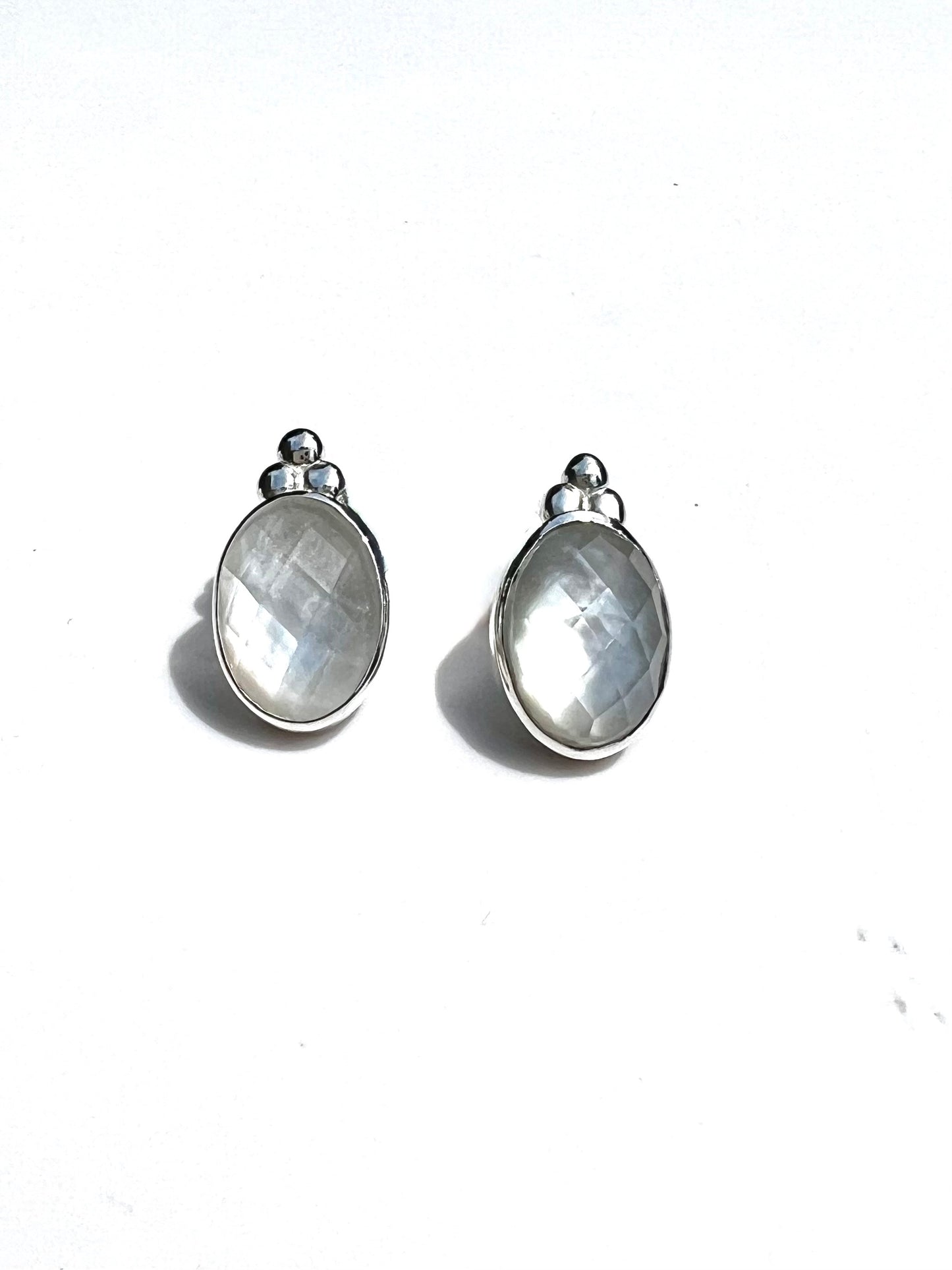 Windsor Earrings - Mother of Pearl - Hannah Daye & Company