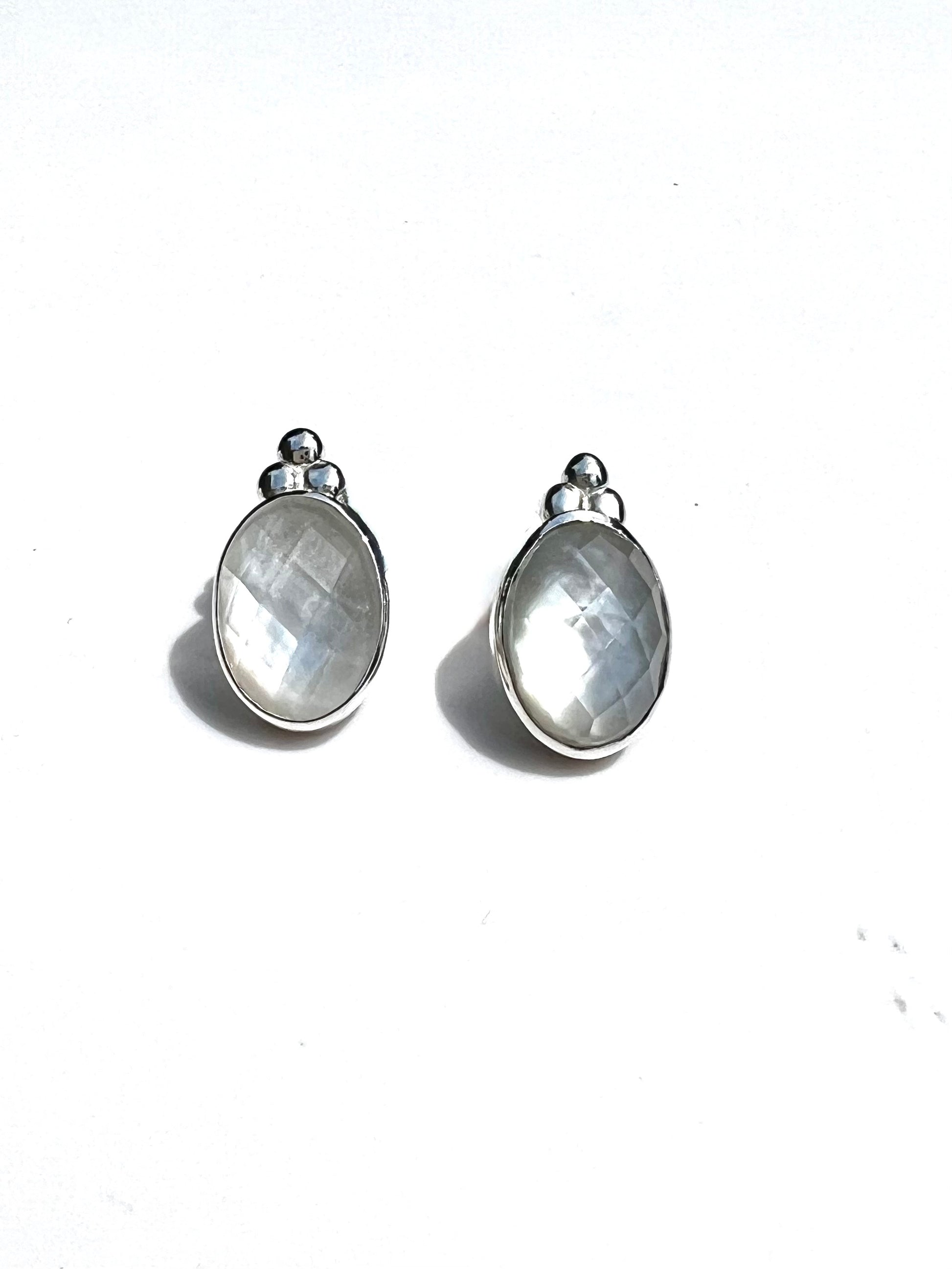 Windsor Earrings - Mother of Pearl - Hannah Daye & Company