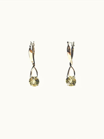 Brillante Earrings 14k Gold - Lemon Citrine - Hannah Daye & Company
