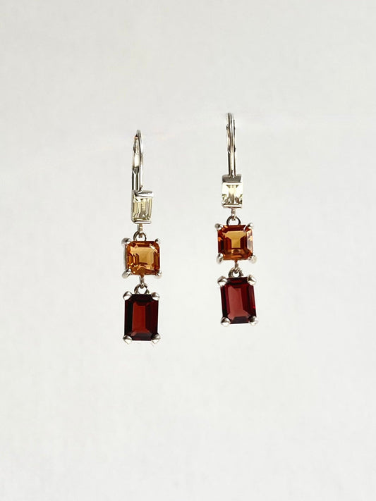 Lexi Double Drops - Various Gemstones - Hannah Daye & Company