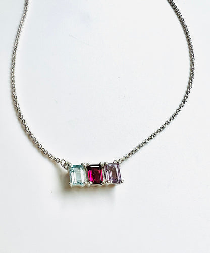 Lexington Triple Necklace - Various Gemstones - Hannah Daye & Company