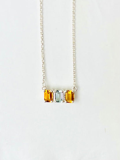 Lexington Triple Necklace - Various Gemstones - Hannah Daye & Company