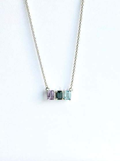 Lexington Triple Necklace - Various Gemstones - Hannah Daye & Company
