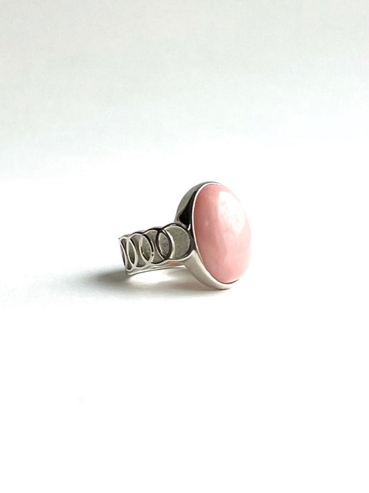 Oslo Ring - Pink Opal - Hannah Daye & Company