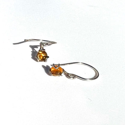 Fiore Drop Earrings in Citrine by Hannah Daye November Birthstone
