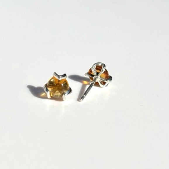 Fiore Posts Citrine in Sterling Silver by Hannah Daye & CO