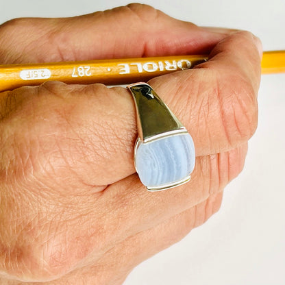 Milano Ring Lavender Agate by Hannah Daye