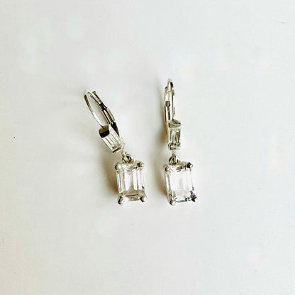 Lexi Drops in White Topaz by Hannah Daye