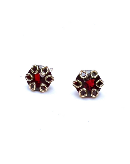 Poppy Earrings 14k Gold - Various Gemstones