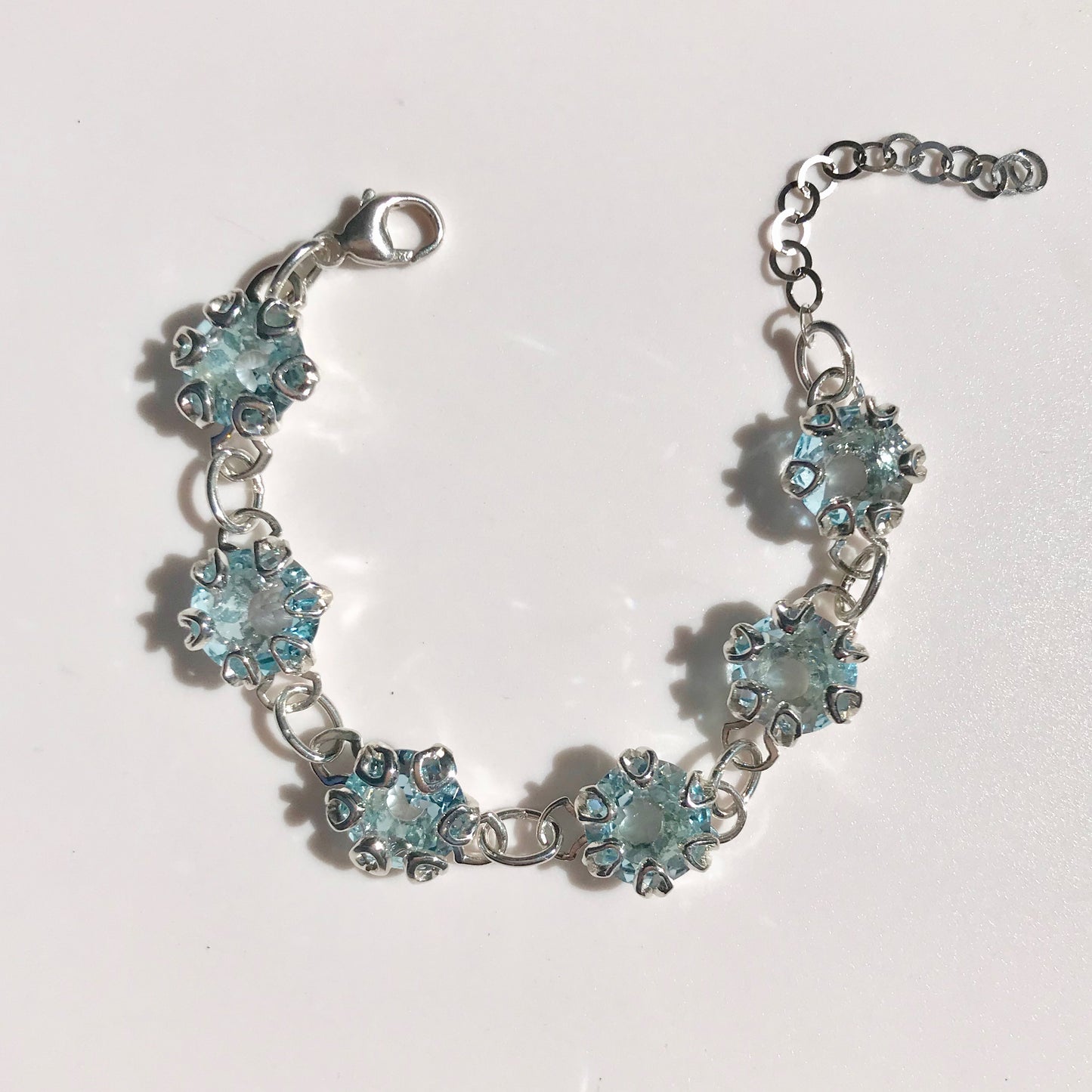 Poppy Bracelet - Sky Blue Topaz