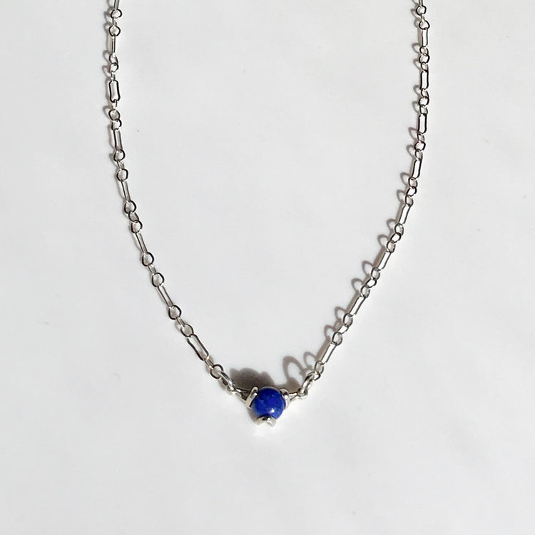 Fiore Lapis necklace silver Hannah Daye & Company