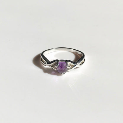 Fiore Gemstone Ring Sterling Silver Amethyst Hannah Daye & Co