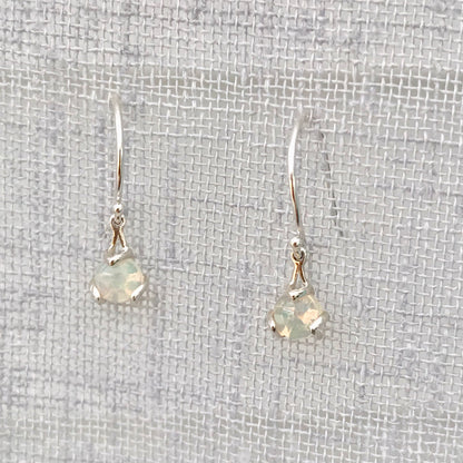 Fiore Drops Opal Silver Hannah Daye & Co
